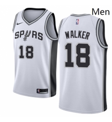 Mens Nike San Antonio Spurs 18 Lonnie Walker Swingman White NBA Jersey Association Edition Mens Nike San Antonio Spurs 18 Lonnie Walker Swingman White NBA Jersey Association Edition