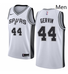 Mens Nike San Antonio Spurs 44 George Gervin Authentic White Home NBA Jersey Association Edition Mens Nike San Antonio Spurs 44 George Gervin Authentic White Home NBA Jersey Association Edition