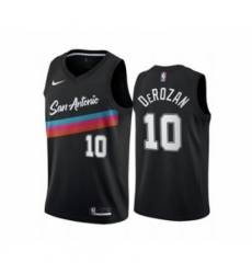 Men's San Antonio Spurs #10 DeMar DeRozan Black City Edition Fiesta 2020-21 Stitched Basketball Jersey Men's San Antonio Spurs #10 DeMar DeRozan Black City Edition Fiesta 2020-21 Stitched Basketball Jersey