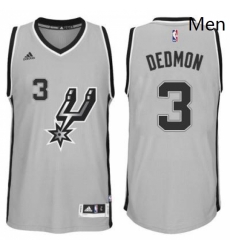 Mens San Antonio Spurs 3 Dewayne Dedmon adidas Gray Player Swingma Jersey Mens San Antonio Spurs 3 Dewayne Dedmon adidas Gray Player Swingma Jersey