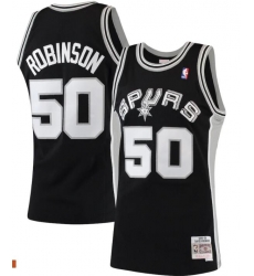 Mitchell & Ness David Robinson San Antonio Spurs Black 1998-99 Hardwood Classics Swingman Jersey Mitchell & Ness David Robinson San Antonio Spurs Black 1998-99 Hardwood Classics Swingman Jersey