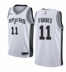 Womens Nike San Antonio Spurs 11 Bryn Forbes Swingman White NBA Jersey Association Edition Womens Nike San Antonio Spurs 11 Bryn Forbes Swingman White NBA Jersey Association Edition