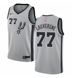 Womens Nike San Antonio Spurs 77 Joffrey Lauvergne Authentic Silver Alternate NBA Jersey Statement Edition Womens Nike San Antonio Spurs 77 Joffrey Lauvergne Authentic Silver Alternate NBA Jersey Statement Edition