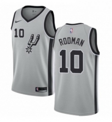 Youth Nike San Antonio Spurs 10 Dennis Rodman Authentic Silver Alternate NBA Jersey Statement Edition Youth Nike San Antonio Spurs 10 Dennis Rodman Authentic Silver Alternate NBA Jersey Statement Edition
