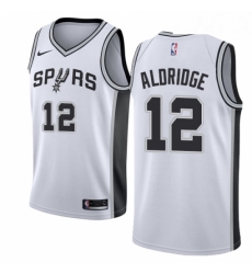 Youth Nike San Antonio Spurs 12 LaMarcus Aldridge Authentic White Home NBA Jersey Association Edition Youth Nike San Antonio Spurs 12 LaMarcus Aldridge Authentic White Home NBA Jersey Association Edition