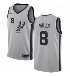Youth Nike San Antonio Spurs 8 Patty Mills Authentic Silver Alternate NBA Jersey Statement Edition Youth Nike San Antonio Spurs 8 Patty Mills Authentic Silver Alternate NBA Jersey Statement Edition