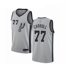 Youth San Antonio Spurs 77 DeMarre Carroll Swingman Silver Basketball Jersey Statement Edition Youth San Antonio Spurs 77 DeMarre Carroll Swingman Silver Basketball Jersey Statement Edition