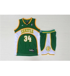 Supersonics 34 Ray Allen Green Swingman Jersey With Shorts Supersonics 34 Ray Allen Green Swingman Jersey With Shorts