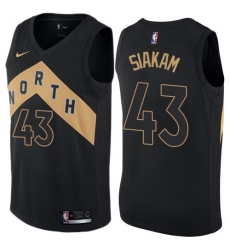 Men 43 swingman pascal siakam toronto raptors jersey nike nba black city edition Men 43 swingman pascal siakam toronto raptors jersey nike nba black city edition