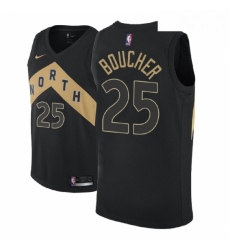 Men NBA 2018 19 Toronto Raptors 25 Chris Boucher City Edition Black Jersey Men NBA 2018 19 Toronto Raptors 25 Chris Boucher City Edition Black Jersey