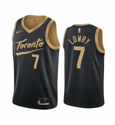 Men Nike Toronto Raptors 7 Kyle Lowry Black NBA Swingman 2020 21 City Edition Jersey Men Nike Toronto Raptors 7 Kyle Lowry Black NBA Swingman 2020 21 City Edition Jersey
