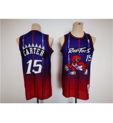 Men Toronto Raptors 15 Vince Carter Purple Red Throwback Stitched Jersey Men Toronto Raptors 15 Vince Carter Purple Red Throwback Stitched Jersey