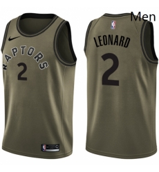 Mens Nike Toronto Raptors 2 Kawhi Leonard Swingman Green Salute to Service NBA Jersey Mens Nike Toronto Raptors 2 Kawhi Leonard Swingman Green Salute to Service NBA Jersey