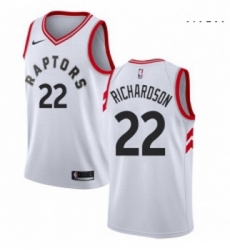 Mens Nike Toronto Raptors 22 Malachi Richardson Authentic White NBA Jersey Association Edition Mens Nike Toronto Raptors 22 Malachi Richardson Authentic White NBA Jersey Association Edition