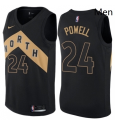 Mens Nike Toronto Raptors 24 Norman Powell Authentic Black NBA Jersey City Edition Mens Nike Toronto Raptors 24 Norman Powell Authentic Black NBA Jersey City Edition
