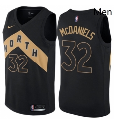 Mens Nike Toronto Raptors 32 KJ McDaniels Swingman Black NBA Jersey City Edition Mens Nike Toronto Raptors 32 KJ McDaniels Swingman Black NBA Jersey City Edition
