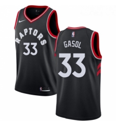 Mens Nike Toronto Raptors 33 Marc Gasol Black NBA Swingman Statement Edition Jersey Mens Nike Toronto Raptors 33 Marc Gasol Black NBA Swingman Statement Edition Jersey