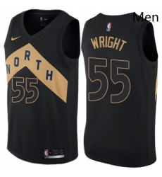 Mens Nike Toronto Raptors 55 Delon Wright Swingman Black NBA Jersey City Edition Mens Nike Toronto Raptors 55 Delon Wright Swingman Black NBA Jersey City Edition