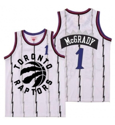 Raptors 1 Tracy McGrady White Retro Jersey Raptors 1 Tracy McGrady White Retro Jersey