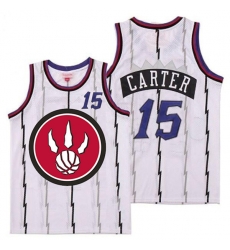 Raptors 15 Vince Carter White Red Big Logo Retro Jersey Raptors 15 Vince Carter White Red Big Logo Retro Jersey