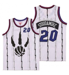 Raptors 20 Damon Stoudamire White Throwback Jersey Raptors 20 Damon Stoudamire White Throwback Jersey