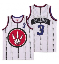 Raptors 3 Chauncey Billups White Red Big Logo Retro Jersey Raptors 3 Chauncey Billups White Red Big Logo Retro Jersey