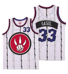 Raptors 33 Marc Gasol White Red Big Logo Retro Jersey 4 Raptors 33 Marc Gasol White Red Big Logo Retro Jersey 4