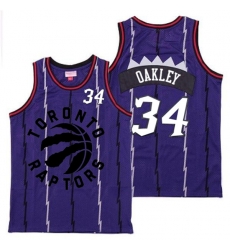 Raptors 34 Charles Oakley Purple Retro Jersey 2 Raptors 34 Charles Oakley Purple Retro Jersey 2