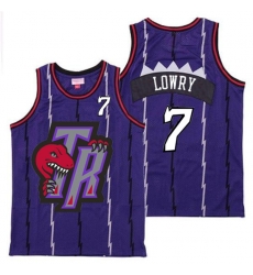Raptors 7 Kyle Lowry Purple Big Gray TR Logo Retro Jersey0 Raptors 7 Kyle Lowry Purple Big Gray TR Logo Retro Jersey0