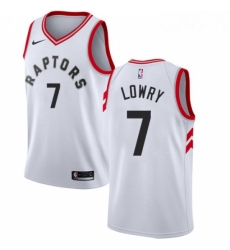 Youth Nike Toronto Raptors 7 Kyle Lowry Swingman White NBA Jersey Association Edition Youth Nike Toronto Raptors 7 Kyle Lowry Swingman White NBA Jersey Association Edition