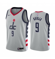 Men Nike Washington Wizards 9 Deni Avdija Gray NBA Swingman 2020 21 City Edition Jersey Men Nike Washington Wizards 9 Deni Avdija Gray NBA Swingman 2020 21 City Edition Jersey