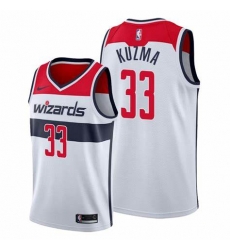 Men Nike Washington Wizards Kyle Kuzm 33 White Stitched NBA Jersey Men Nike Washington Wizards Kyle Kuzm 33 White Stitched NBA Jersey
