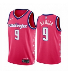 Men Washington Wizards 9 Deni Avdija 2022 23 Pink Cherry Blossom City Edition Limited Stitched Basketball Jersey Men Washington Wizards 9 Deni Avdija 2022 23 Pink Cherry Blossom City Edition Limited Stitched Basketball Jersey