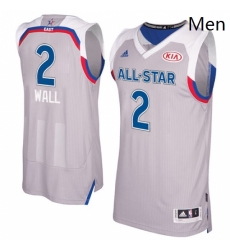 Mens Adidas Washington Wizards 2 John Wall Swingman Gray 2017 All Star NBA Jersey Mens Adidas Washington Wizards 2 John Wall Swingman Gray 2017 All Star NBA Jersey