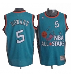 Mens Mitchell and Ness Washington Wizards 5 Juwan Howard Authentic Light Blue 1996 All Star Throwback NBA Jersey Mens Mitchell and Ness Washington Wizards 5 Juwan Howard Authentic Light Blue 1996 All Star Throwback NBA Jersey