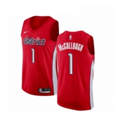 Mens Nike Washington Wizards 1 Chris McCullough Red Swingman Jersey Earned Edition Mens Nike Washington Wizards 1 Chris McCullough Red Swingman Jersey Earned Edition