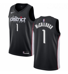 Mens Nike Washington Wizards 1 Chris McCullough Swingman Black NBA Jersey City Edition Mens Nike Washington Wizards 1 Chris McCullough Swingman Black NBA Jersey City Edition