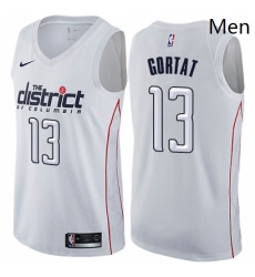 Mens Nike Washington Wizards 13 Marcin Gortat Swingman White NBA Jersey City Edition Mens Nike Washington Wizards 13 Marcin Gortat Swingman White NBA Jersey City Edition