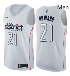 Mens Nike Washington Wizards 21 Dwight Howard Swingman White NBA Jersey City Edition Mens Nike Washington Wizards 21 Dwight Howard Swingman White NBA Jersey City Edition