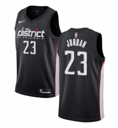 Mens Nike Washington Wizards 23 Michael Jordan Swingman Black NBA Jersey City Edition Mens Nike Washington Wizards 23 Michael Jordan Swingman Black NBA Jersey City Edition