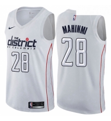 Mens Nike Washington Wizards 28 Ian Mahinmi Swingman White NBA Jersey City Edition Mens Nike Washington Wizards 28 Ian Mahinmi Swingman White NBA Jersey City Edition