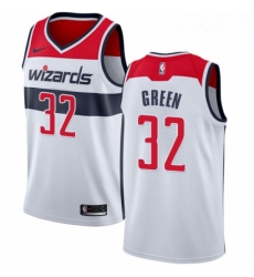 Mens Nike Washington Wizards 32 Jeff Green Swingman White NBA Jersey Association Edition Mens Nike Washington Wizards 32 Jeff Green Swingman White NBA Jersey Association Edition