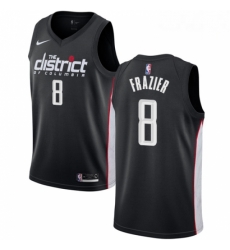 Mens Nike Washington Wizards 8 Tim Frazier Swingman Black NBA Jersey City Edition Mens Nike Washington Wizards 8 Tim Frazier Swingman Black NBA Jersey City Edition