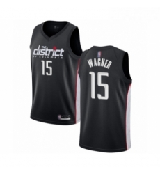 Mens Washington Wizards 15 Moritz Wagner Authentic Black Basketball Jersey City Edition Mens Washington Wizards 15 Moritz Wagner Authentic Black Basketball Jersey City Edition