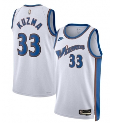 Nike Kyle Kuzma #33 White Washington Wizards 2022 23 Swingman Jersey Nike Kyle Kuzma #33 White Washington Wizards 2022 23 Swingman Jersey