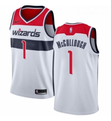 Youth Nike Washington Wizards 1 Chris McCullough Swingman White Home NBA Jersey Association Edition Youth Nike Washington Wizards 1 Chris McCullough Swingman White Home NBA Jersey Association Edition
