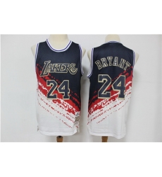 Lakers 24 Kobe Bryant White Independence Day Hardwood Classics Jersey Lakers 24 Kobe Bryant White Independence Day Hardwood Classics Jersey