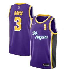 Lakers 3 Anthony Davis Purple 2020 2021 New City Edition Nike Swingman Jersey Lakers 3 Anthony Davis Purple 2020 2021 New City Edition Nike Swingman Jersey