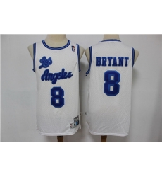 Lakers 8 Kobe Bryant White Hardwood Classics Swingman Jersey Lakers 8 Kobe Bryant White Hardwood Classics Swingman Jersey