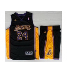Los Angeles Lakers 24 Kobe Bryant Black Revolution 30 Swingman NBA Jerseys Shorts Suits Purple Number 2013 New Style Los Angeles Lakers 24 Kobe Bryant Black Revolution 30 Swingman NBA Jerseys Shorts Suits Purple Number 2013 New Style